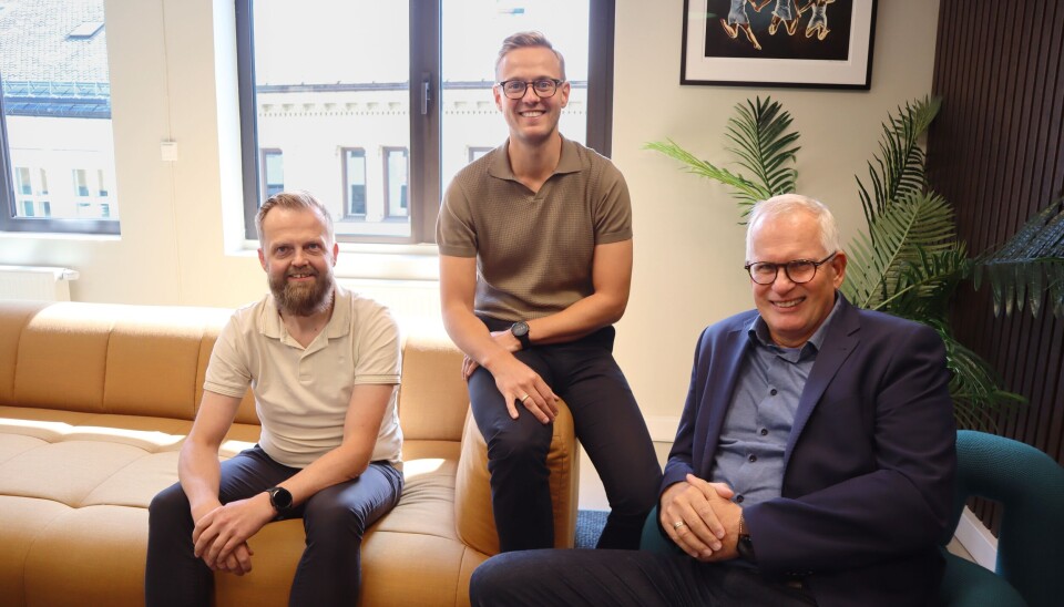 Fra venstre: Odd Marius Elstad, Mathias Pedersen og Børge Nilssen.