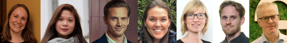 F.V: Line Karlsen (Höegh Eiendom), Jennifer Lamson (Höegh), Anders Wehmer (Höegh), Thea Blyverket (Höegh), Anna Marwig (Multiconsult), Anders Liaøy (Multiconsult) og Mads Mysen (GK).