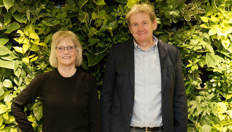 LUNKNE: Hilde Eriksen og Daniel Mark Kristensen håper å se flere fjernvarmeselskaper som leverer kaldere vann – gjerne med sjøvanntemperatur.
