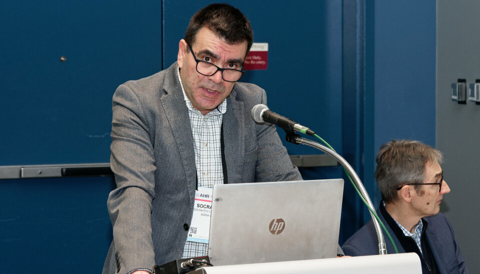 ADVARER: Vi kommer ikke til å nå klimamålene, advarer Socrates Christidis.