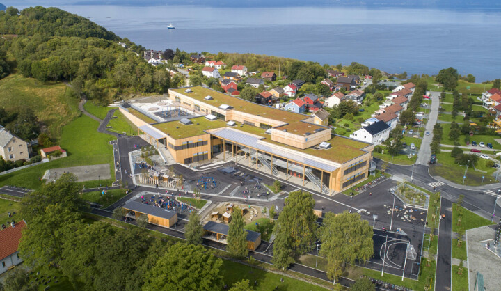 TESTBYGG: Lade skole i Trondheim var testbygg sammen med fem universitetsbygninger i Minnesota.