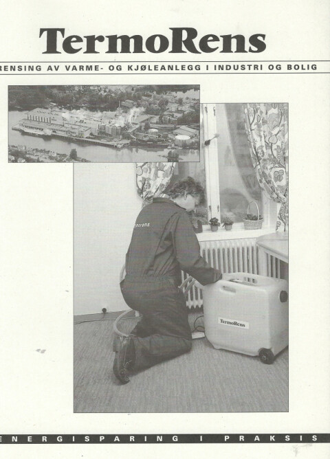 TermoRens første brosjyre fra 1994.