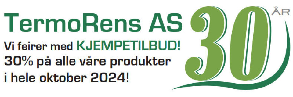 TermoRens AS fyller 30 år