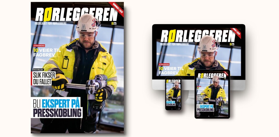 Nytt fagblad for rørleggere