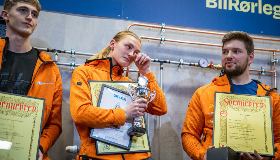VINNEREN: Kaja Johannessen fra Nordland vant Rørlegger-NM 2024.