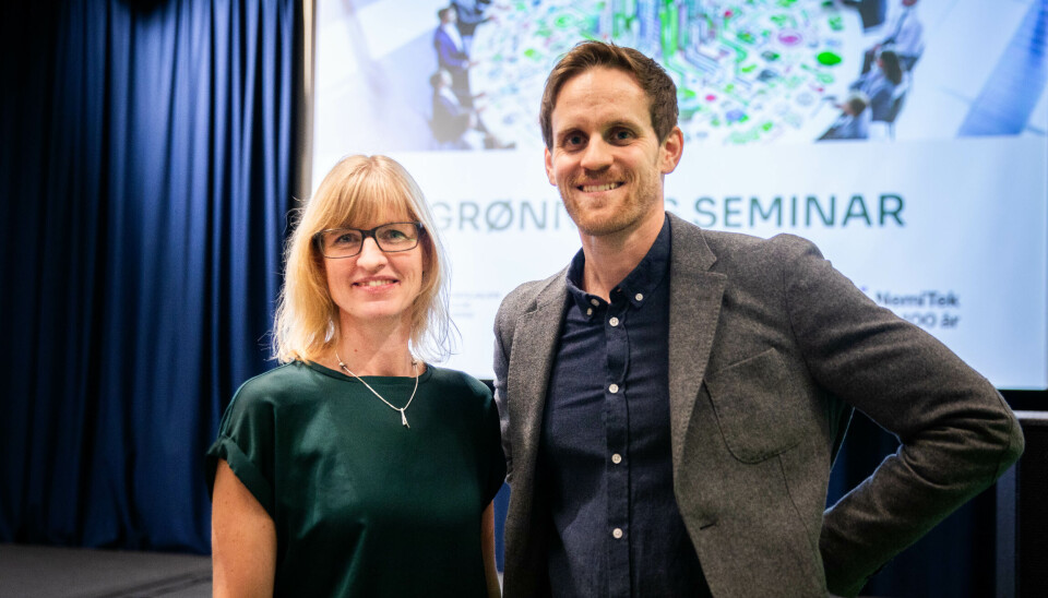 VEILEDERE: Anna Marwig og Anders Liaøy har ledet Grønn VVS-prosjektet, som avsluttet med å slippe en ny veileder for nettopp grønn VVS.