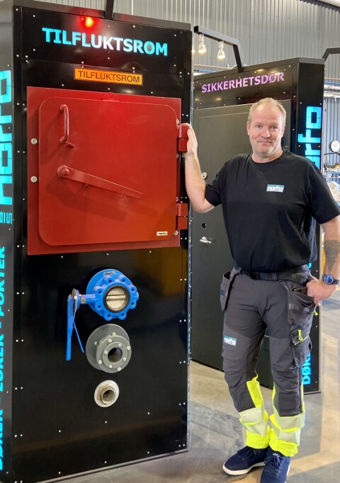 Roger Hustuft, prosjektleder for tilfluktsrom i Norfo.