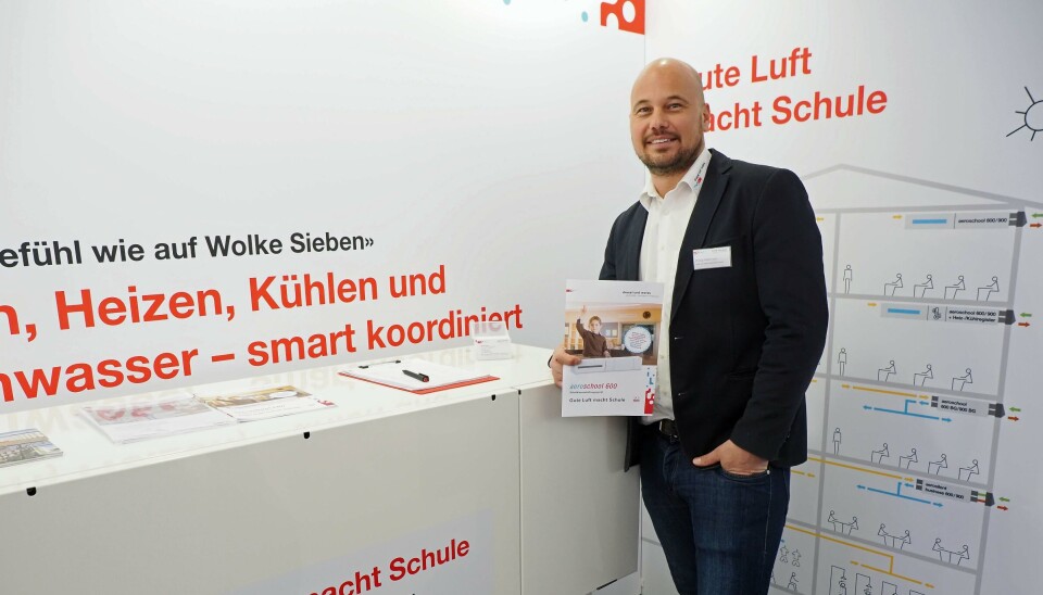 SKOLELUFT: Bedre luft gir bedre skoler, poengterer Philipp Weithmann hos Drexel und Weiss.