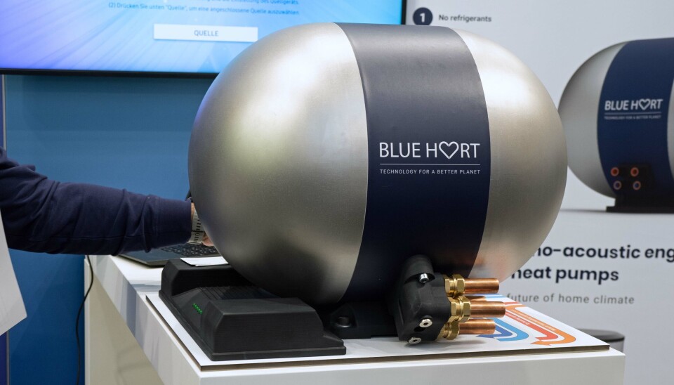 HJERTE: Den skal bli hjertet i varmepumpene, håper Blue Heart.