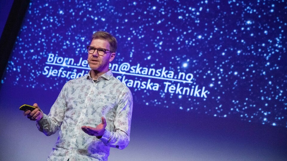Bjørn Jenssen i Skanska stiller spørsmål ved prioriteringene til regjeringen etter de kutter bevilgningen til Enova.