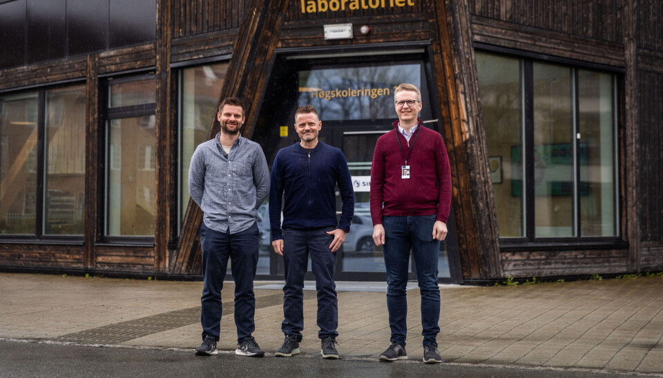 SINTEF gleder seg til å holde kurs. Her med John Clauss, Thomas Elvrum Lassen og Knut Nordanger.