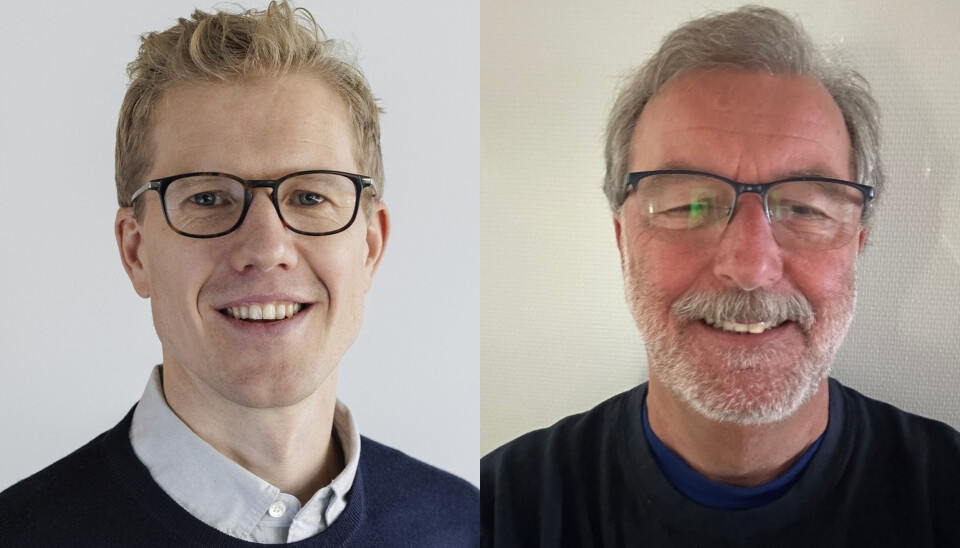 Eivind Bryne Retterstøl, avdelingsleder OPAK AS, og Tor Eigil Robertsen, prosjektleder Terob AS.