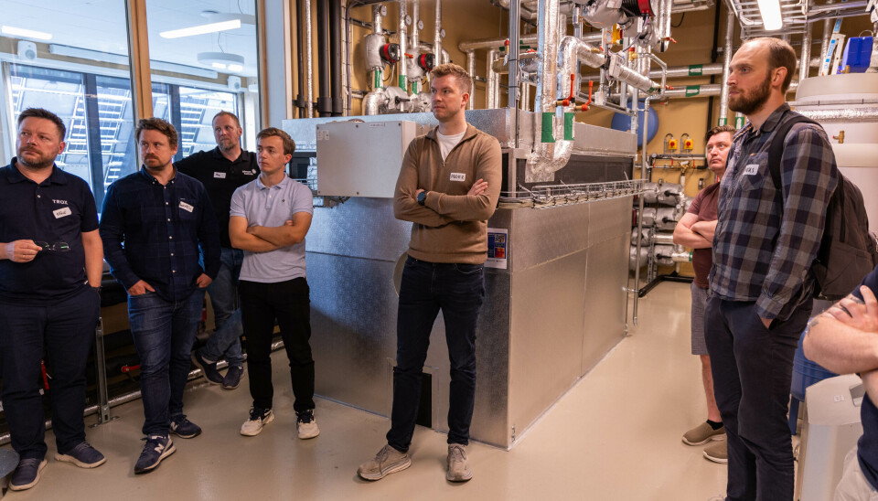 Inne i energisentralen til ZEB-lab.