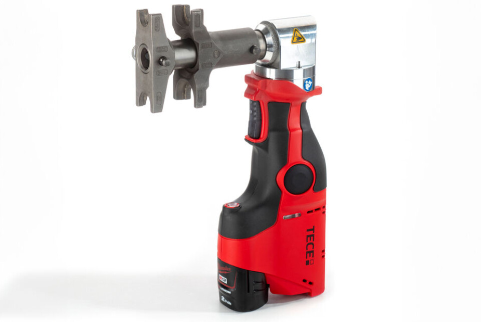 Nytt pressverktøy fra Tece: Mindre vekt, større effekt