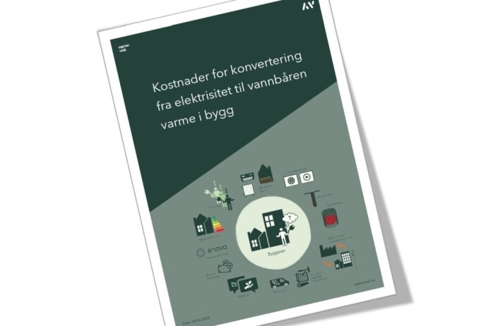 Kostnadseffektiv konvertering fra elektrisk til vannbåren varme