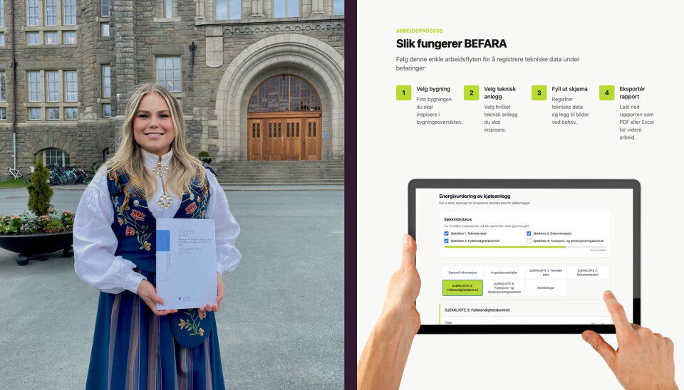 Julie Vikki utviklet en egen app for energivurderinger mens hun var student på NTNU.