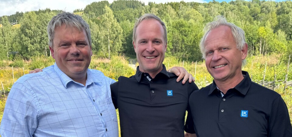 Thomas Strand sammen med Petter Karlberg og Arvid Aalen.