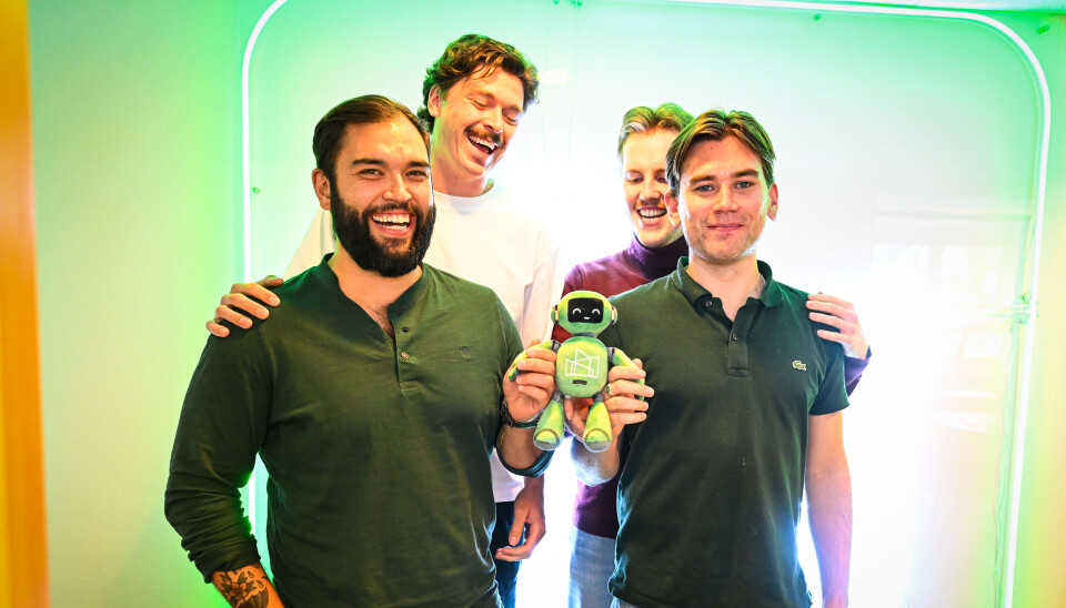 F.V.: Simon Leirvik, Magnus Vindenes, Joakim Nygård Hagesæter og Herman Andreas Linnestad.