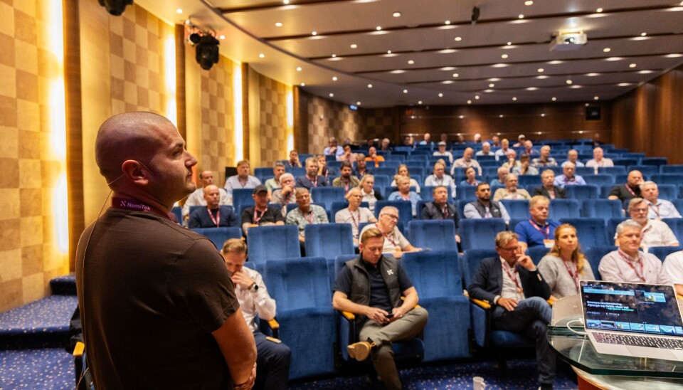 Full sal på Driftskonferansen da Orkla og Apurgo presenterte.