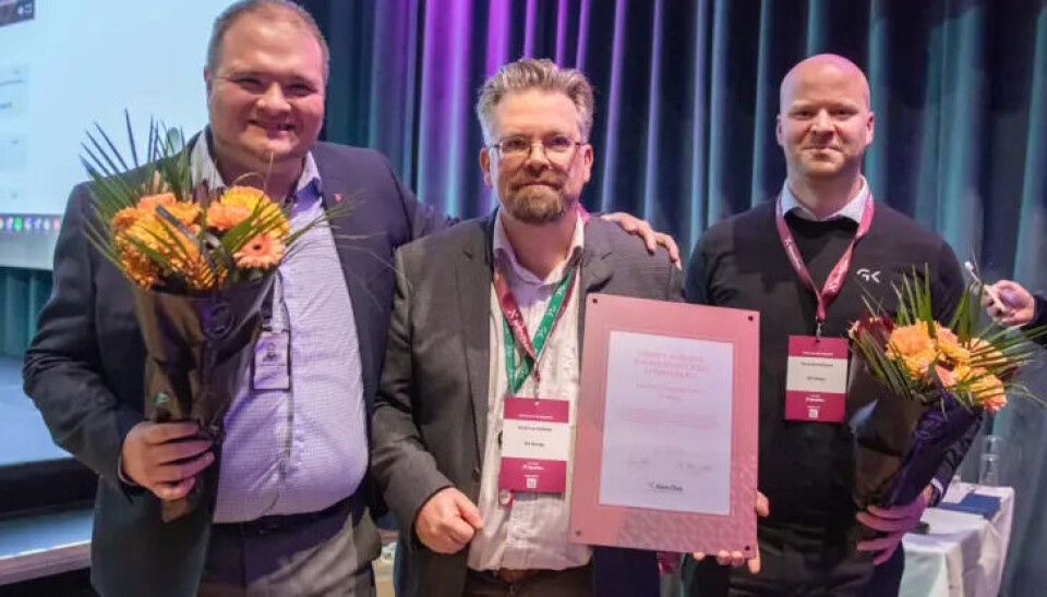 Vinneren av prisen i 2023, GK Norge for prosjektet Fosslia Omsorgssenter i Stjørdal.