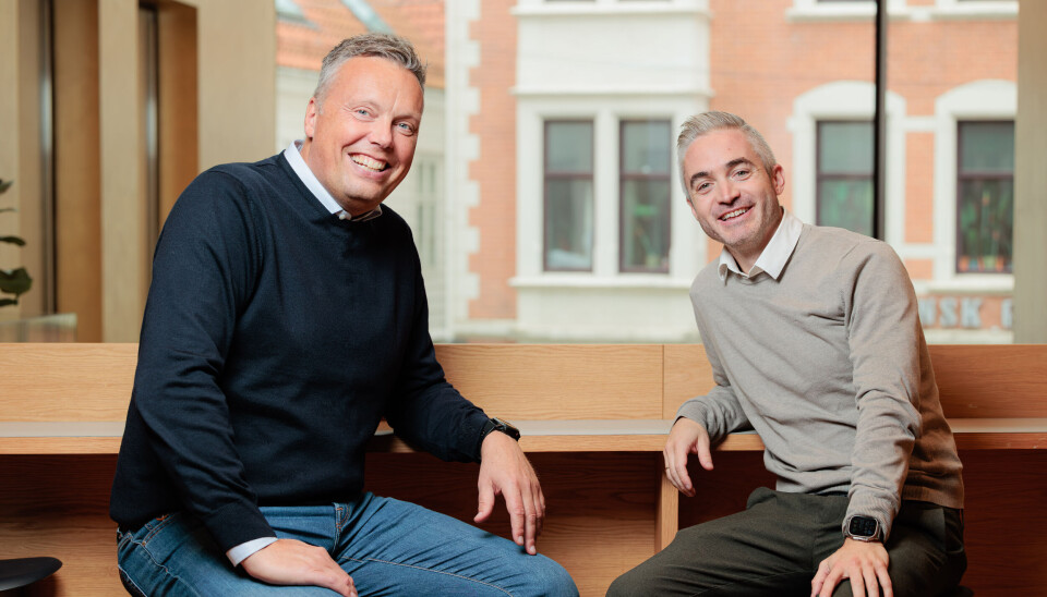 Even Gjesdal, administrerende direktør i Noova Energy Systems, og Tommy Hagenes, gründer og daglig leder i Energy Control.