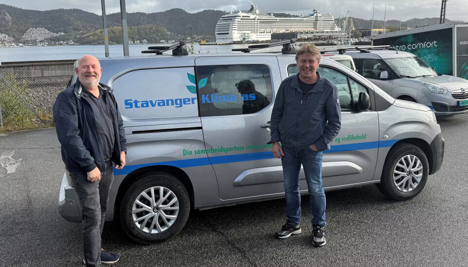 Henrik Book og Øystein Frafjord i Stavanger Klima gleder seg til å få nye kollegaer i Energima Gruppen.