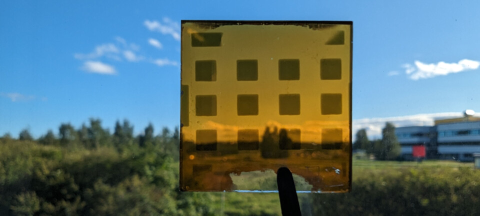 Gjennomsiktige solceller kan bli billigere og tryggere