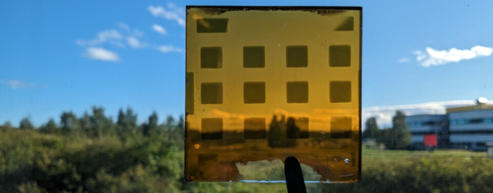 Gjennomsiktige solceller kan bli billigere