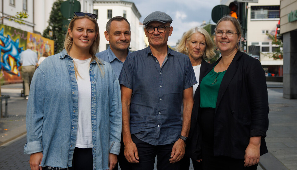 Årets «30 under 30»-jury består av Natalie Moe Stenberg (t.v.), Harald Hansen, Per Stræde, Marianne W. Røiseland og Beate Svenningsen.
