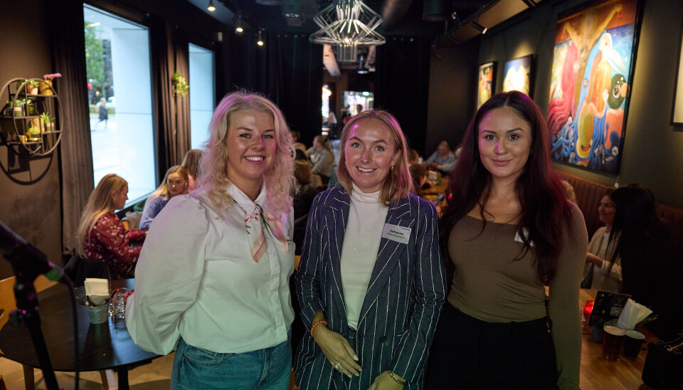 F.V: Ellen-Andre Myhre i AF Energi, Johanna Jørgensen i Møller Eiendom og Nina Thune-Larsen i Systemair sitter alle tre i styret i NemiTek Oslo.