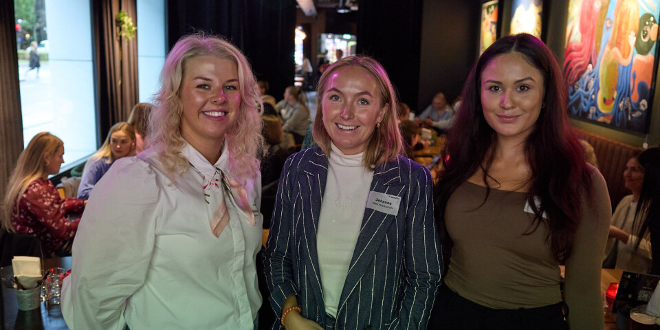F.V: Ellen-Andre Myhre i AF Energi, Johanna Jørgensen i Møller Eiendom og Nina Thune-Larsen i Systemair sitter alle tre i styret i NemiTek Oslo.